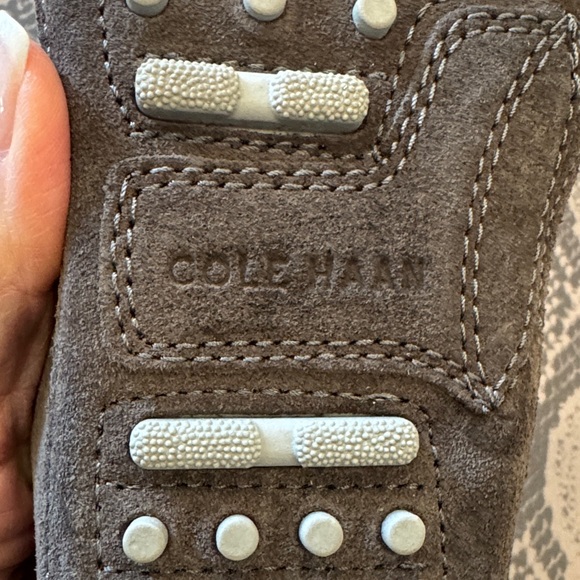 Cole Haan Women's Brown Suede Driving Loafers with Tassels - Picture 6 of 7